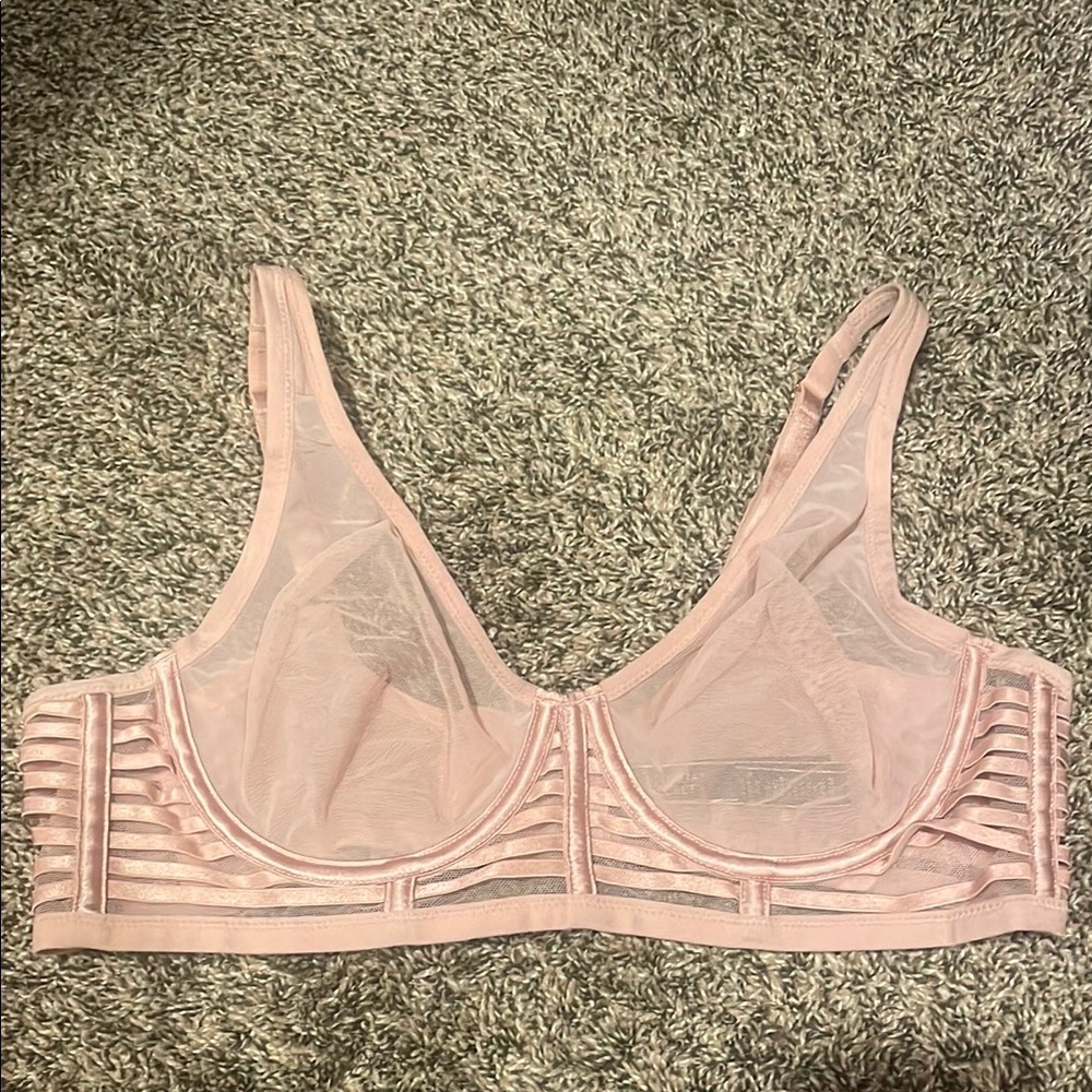 Victoria's Secret Light Pink Sheer Bra